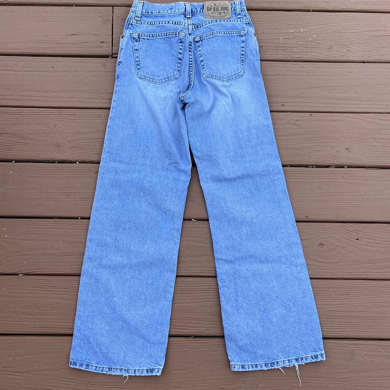 Vintage 1990s 90s Gap blue Jeans denim faded super... Depop
