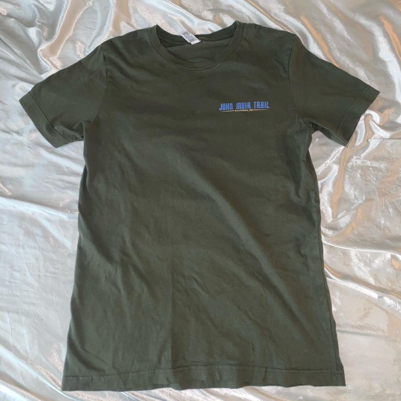 volt green and grey shirt