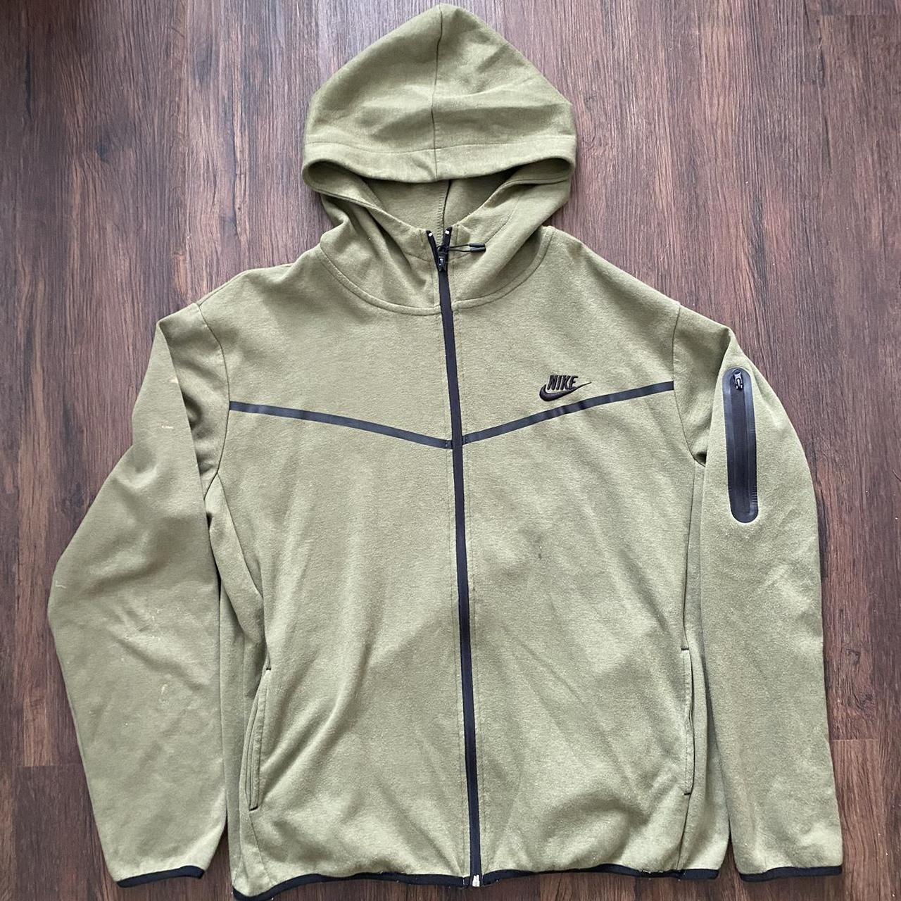 Nike Hoodie Nike Green Jumpsuit Nike Men Hoodie Pullover L Green