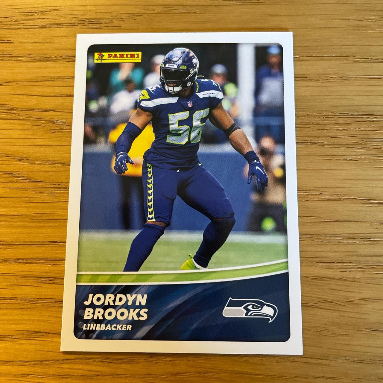 Jordyn Brooks NFL Panini Trading Card Jordyn... Depop