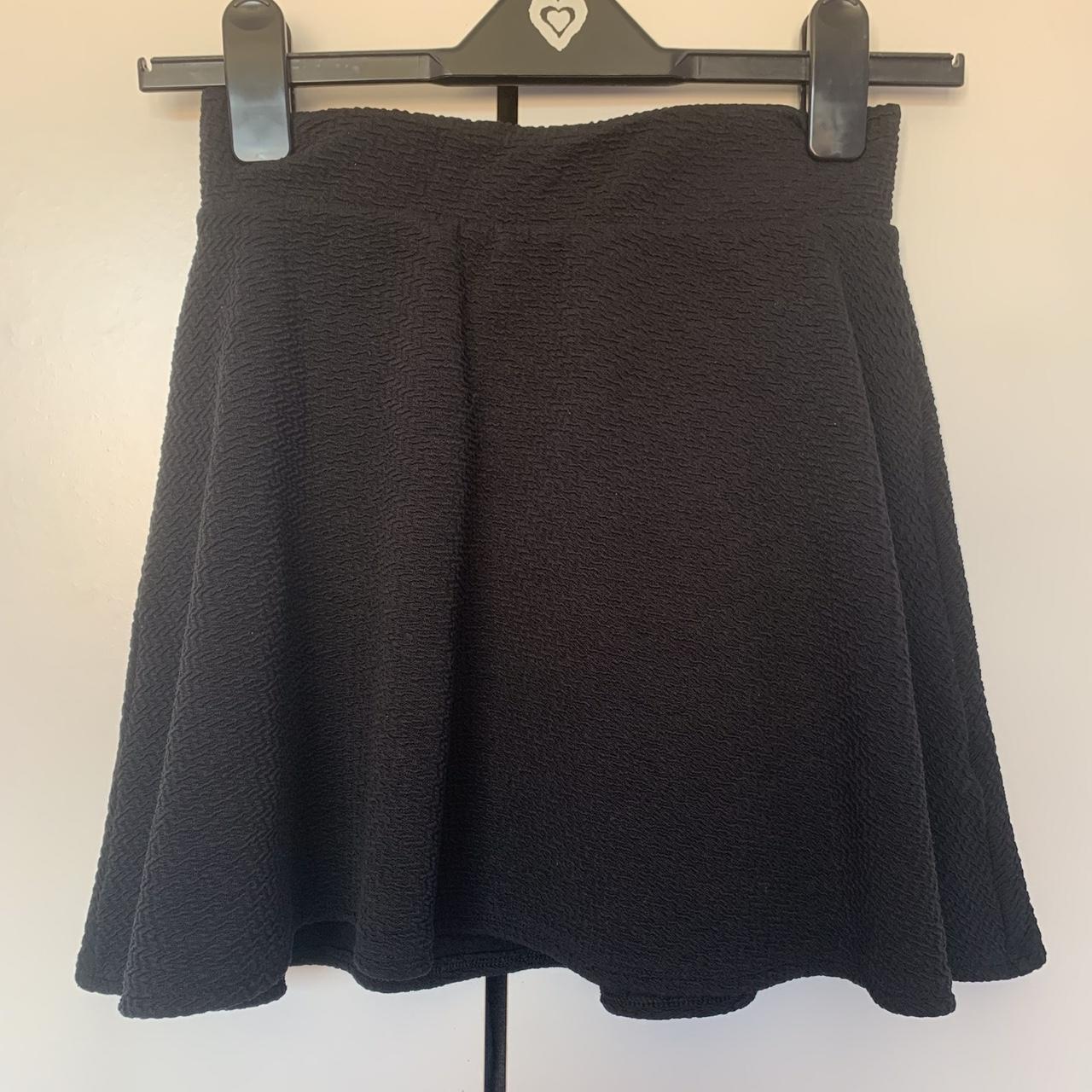Black candy couture mini skirt Size 14 years /... - Depop