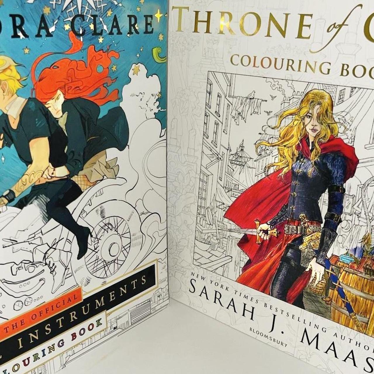 The Throne of Glass Colouring Book by Sarah J.... - Depop