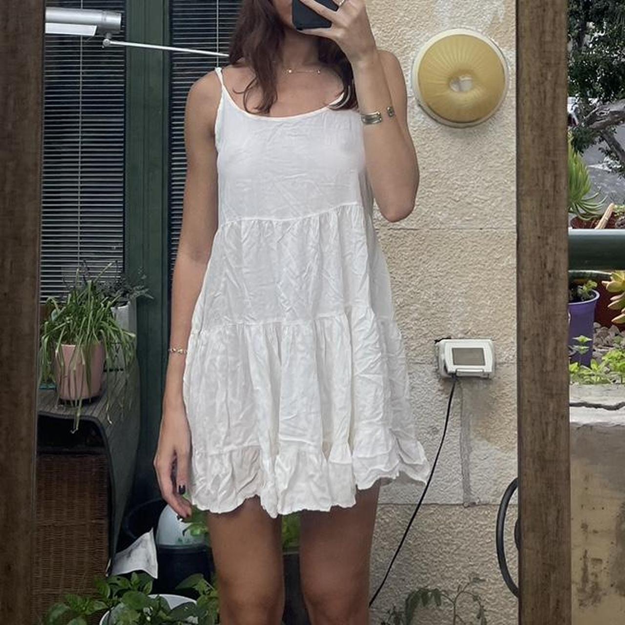 Depop Brandy Melville Open Back Dress Brandy Mellow Old Flowy Mini