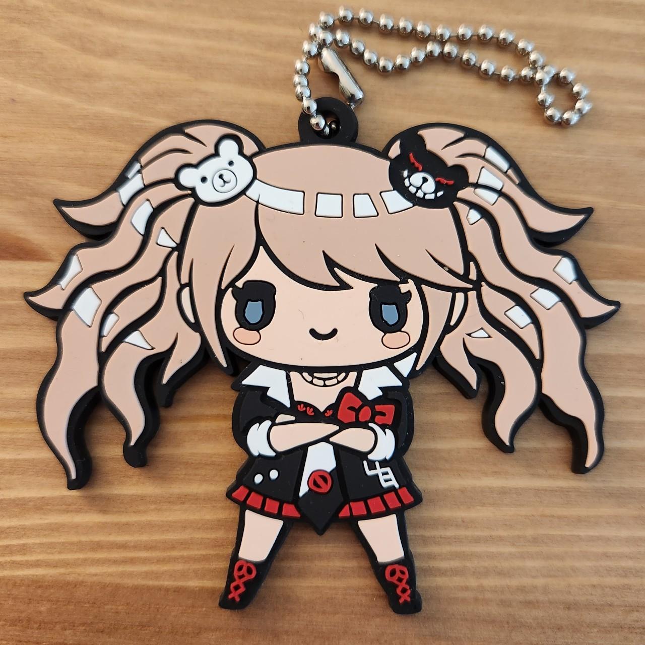 Junko Enoshima rubber keychain! Danganronpa trigger... - Depop