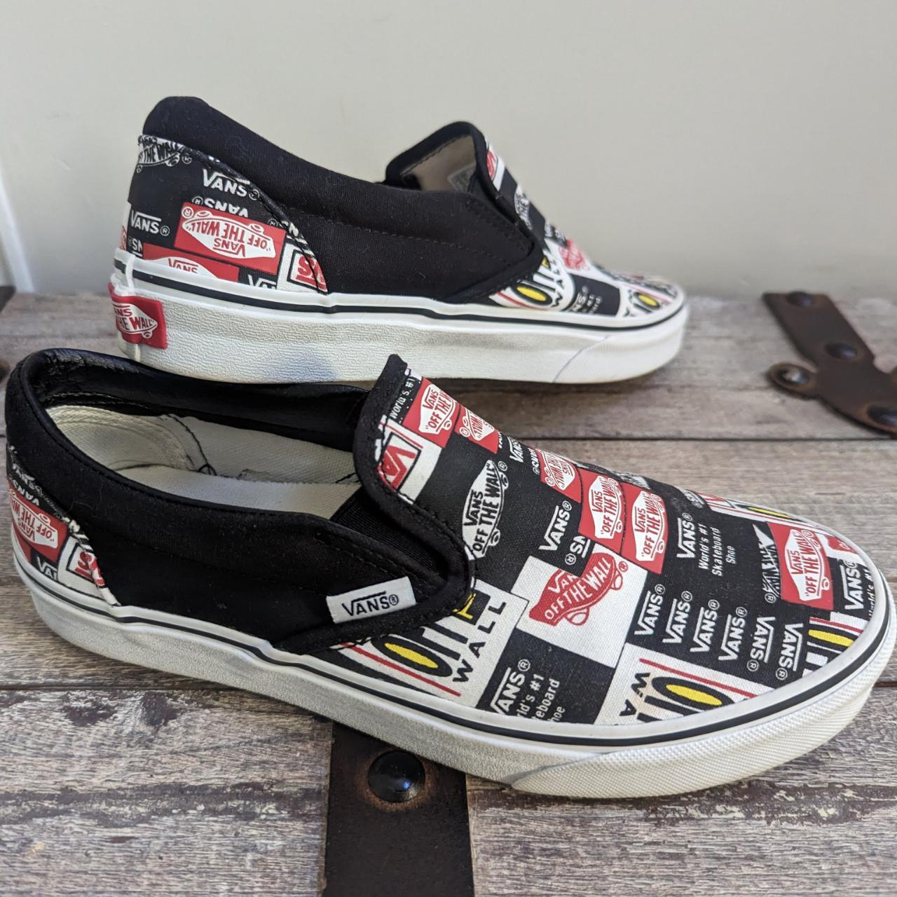 Label mix clearance slip on vans