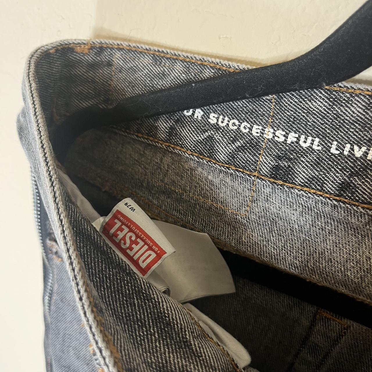 DIESEL Side Zipper Jeans red and blue BRAND NEW! - Depop