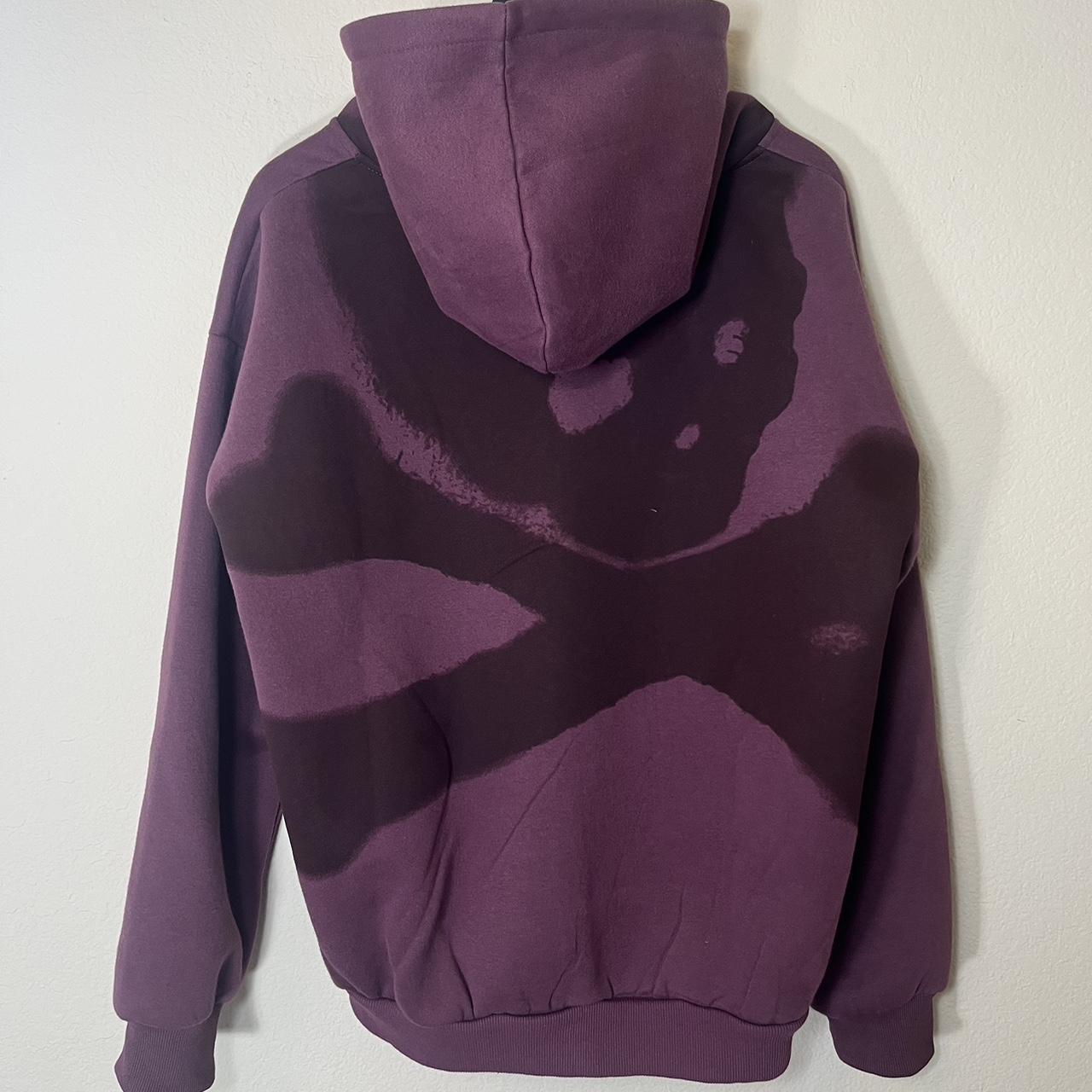 Off white champion hot sale hoodie purple