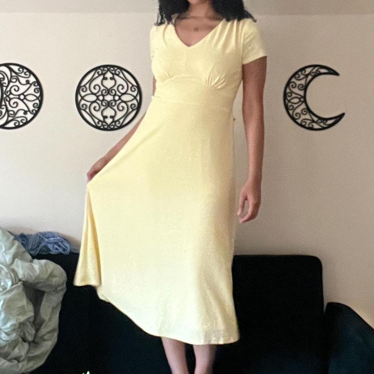 Adorable baby yellow midi dress from JCPenney