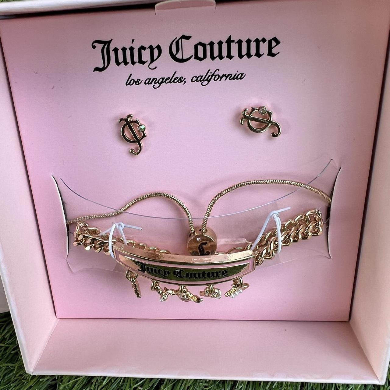 Juicy Couture Jewelry Gold charm bracelet with - Depop