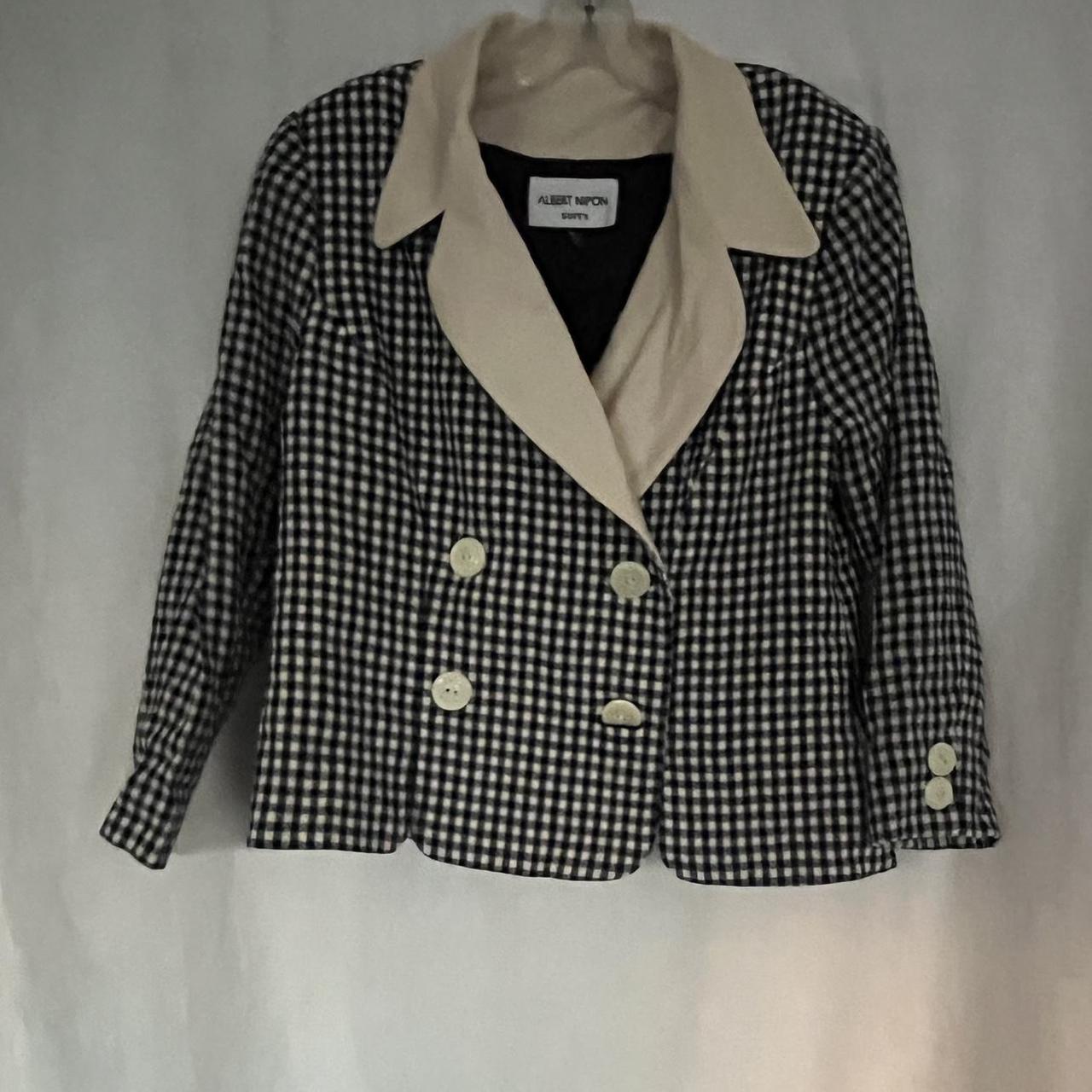 Albert Nipon Women's Tailored jacket - Multi/Blac… - image 2