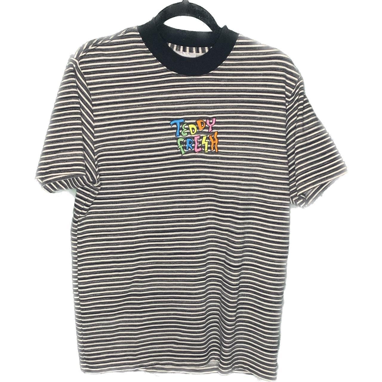 Teddy Fresh striped shirt worn once very thick and... - Depop