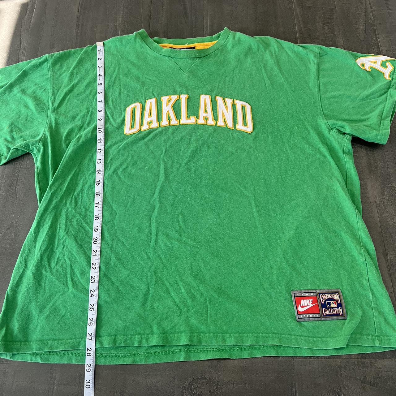 oakland a's 3 4 sleeve shirt