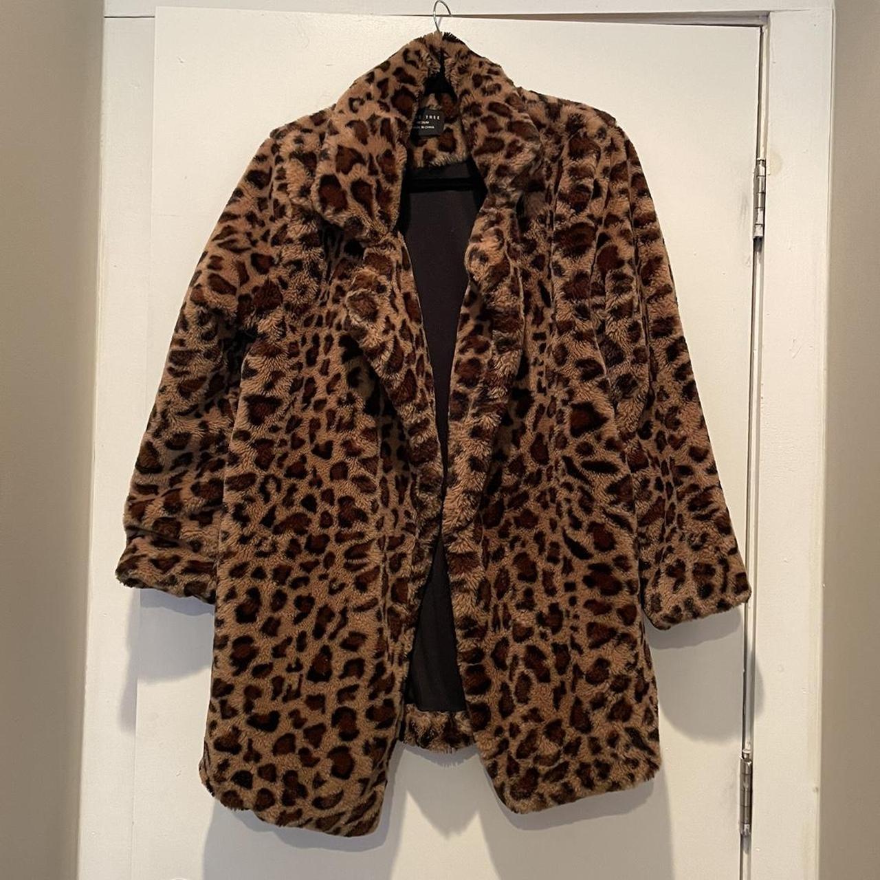 Faux fur outlet leopard coat target