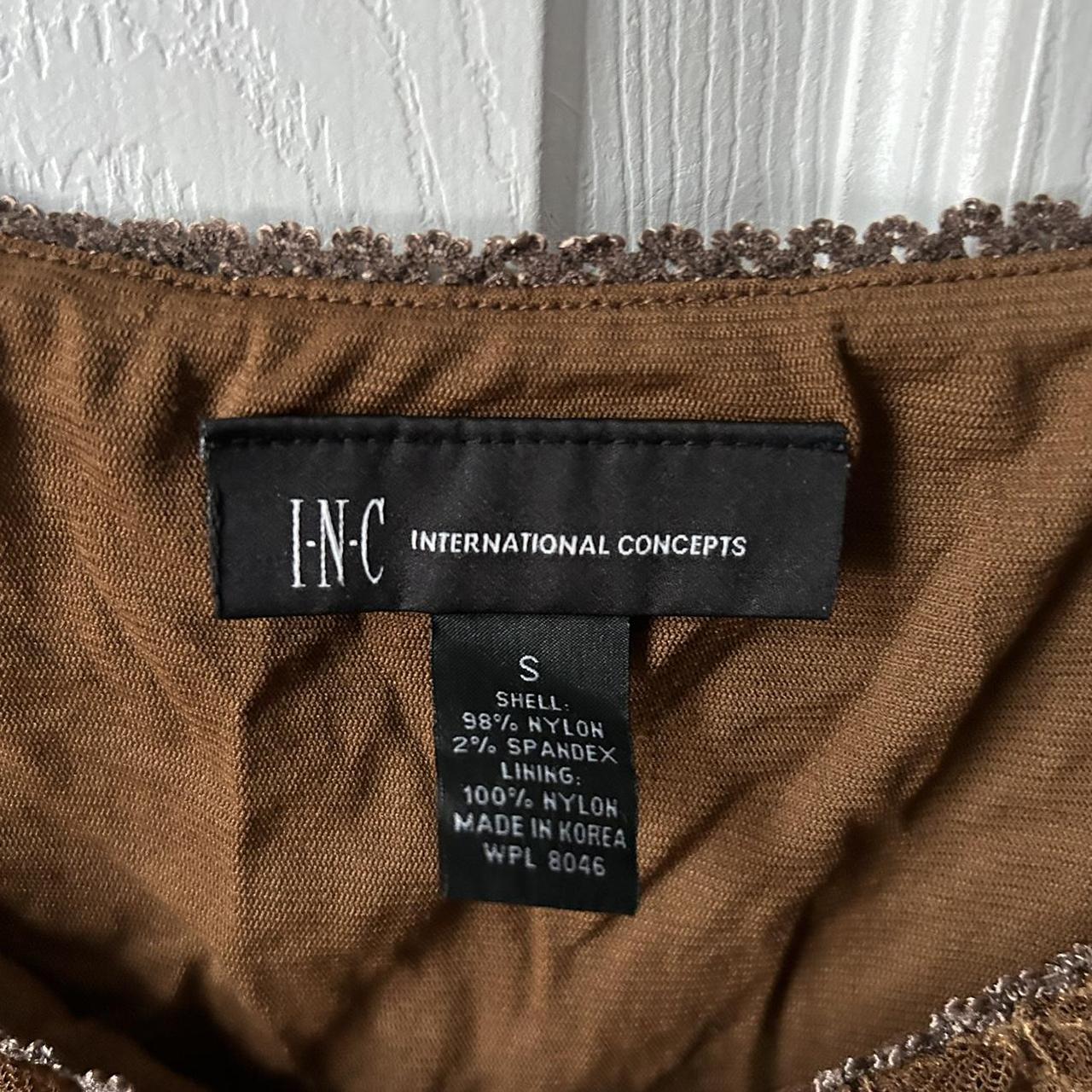 INC International Concepts Women's Brown Shirt (3)