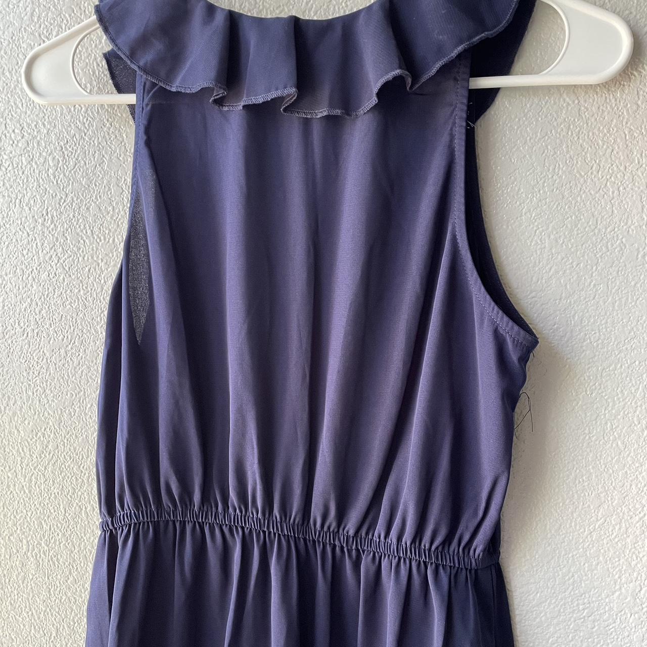 Macy's Women's Navy Dress Depop