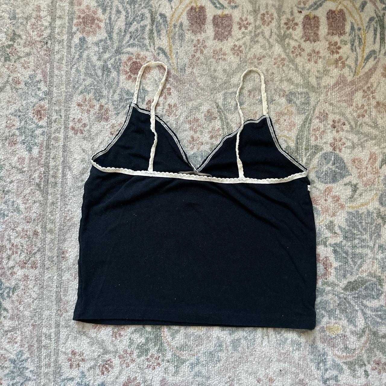 Adorable lace brandy melville tank top. I absolutely... - Depop