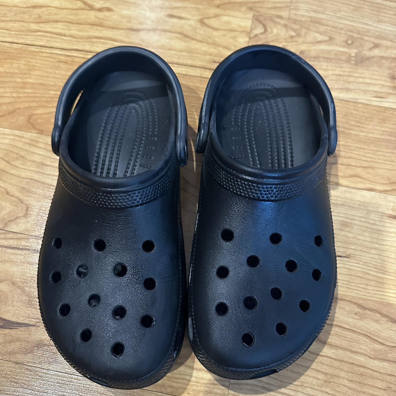 Black crocs :) - Depop