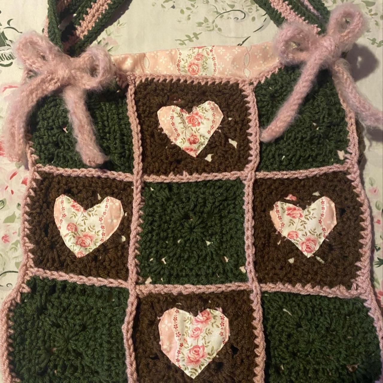 Coquette Embroidered Heart Bag