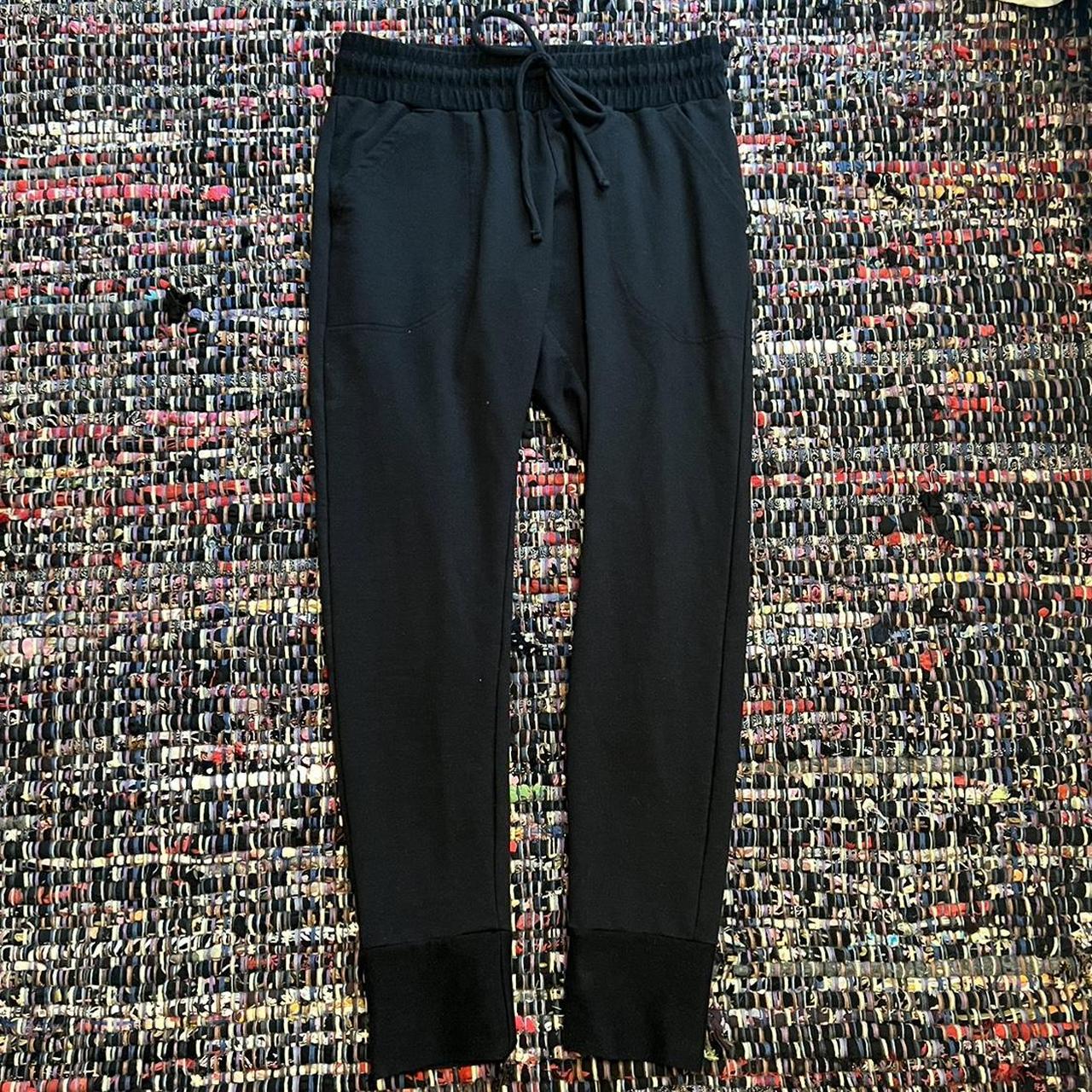 Free People Women's Black Joggers-tracksuits | Depop