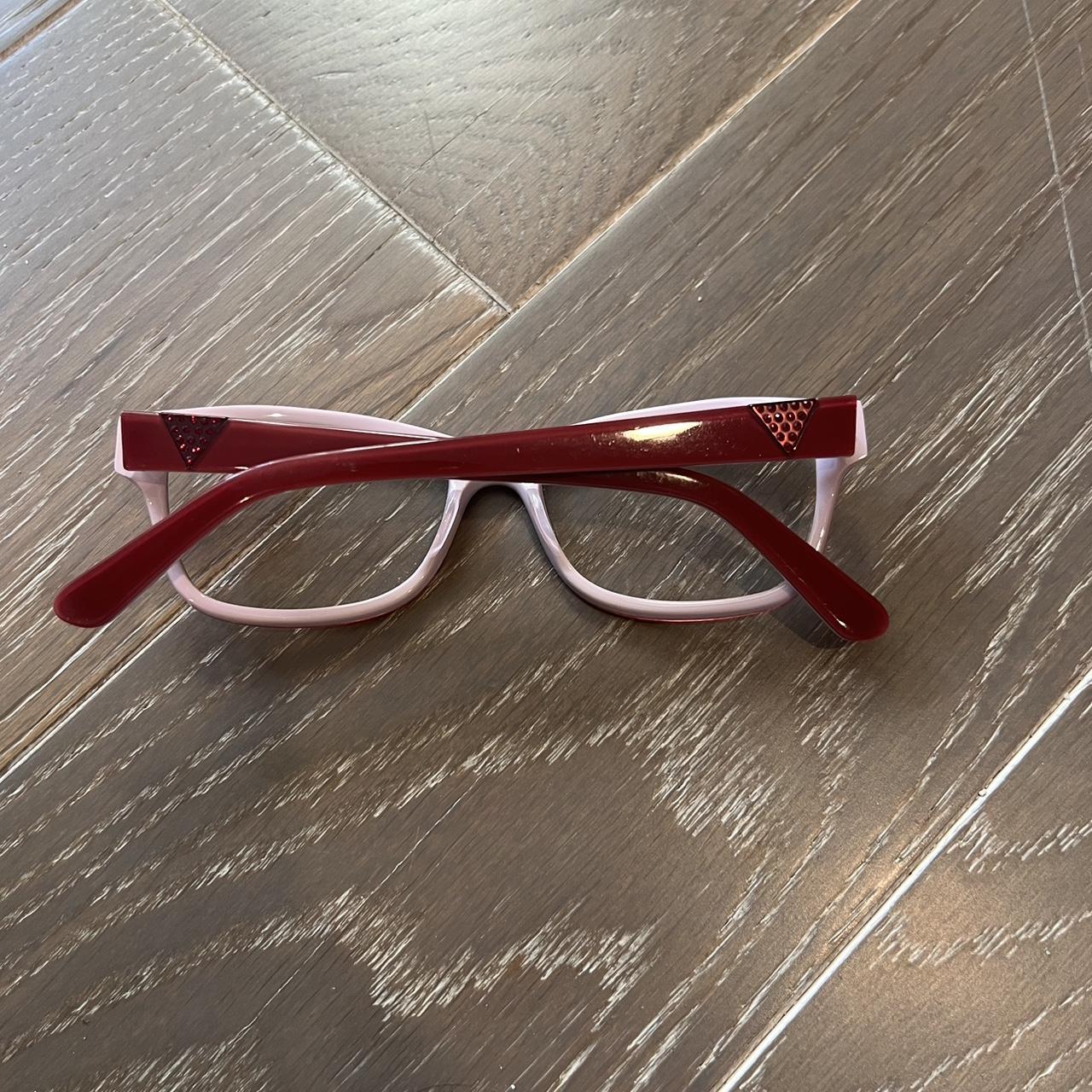 guess glasses frames pink