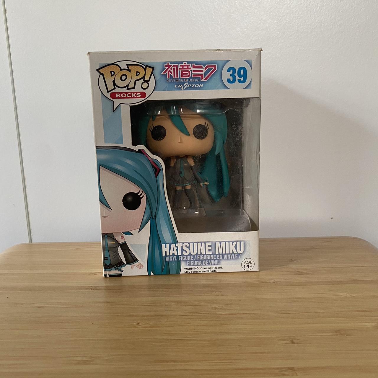 Hatsune Miku Funko Pop vinyl - blue and green... - Depop