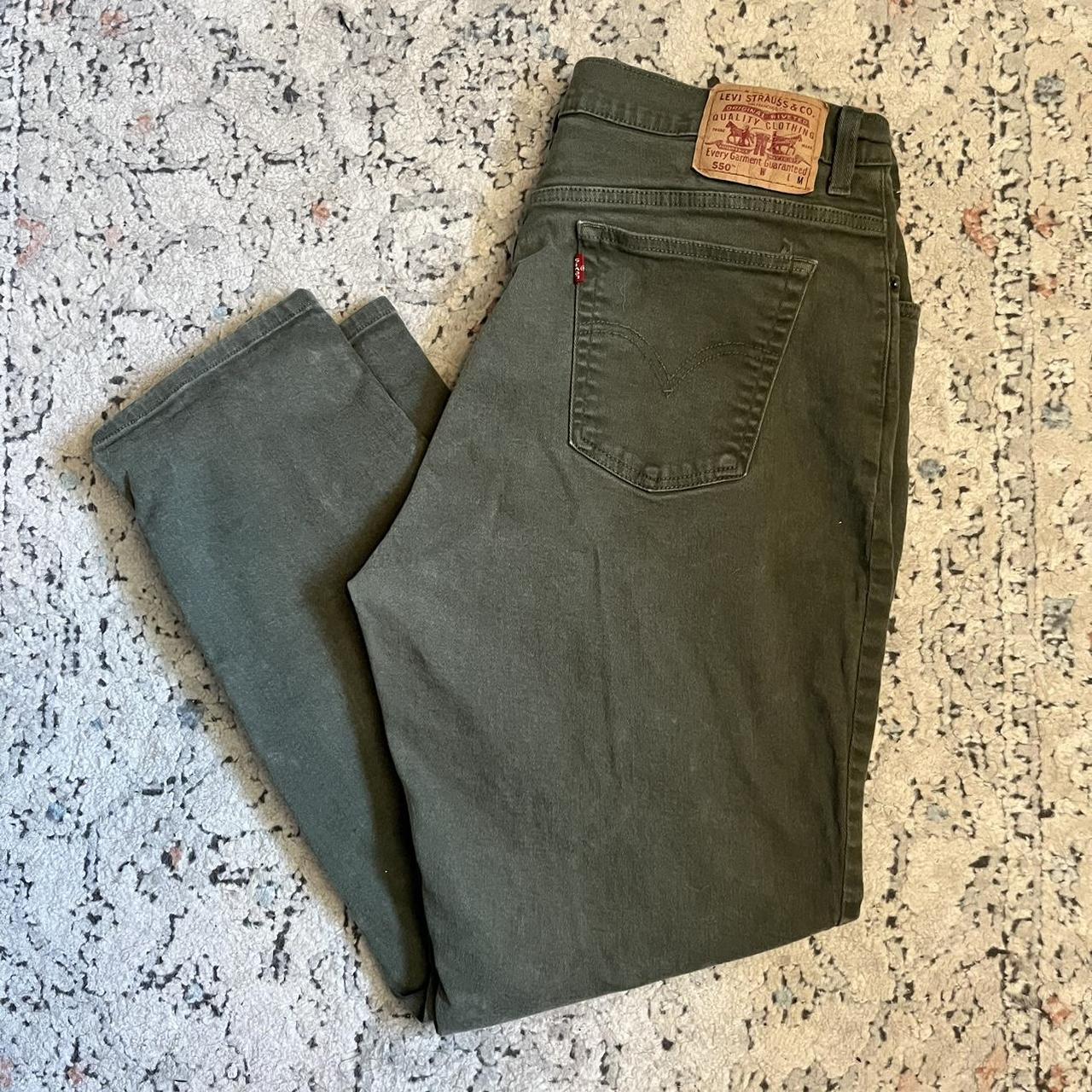 Vintage green 550 Levi’s jeans. Perfect fade.... - Depop