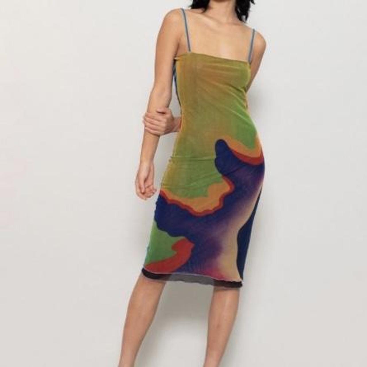 *REPOP* Expired Girl 2way Mesh Midi Dress Size... Depop