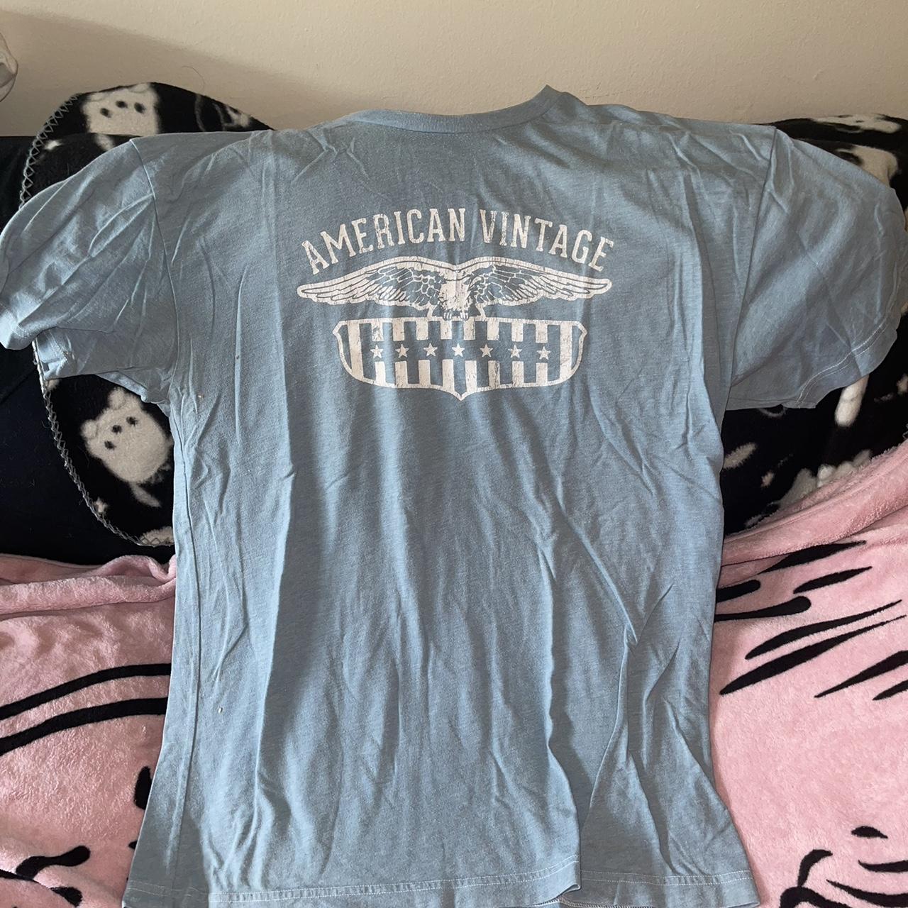 American Vintage Men's T-Shirt - Blue