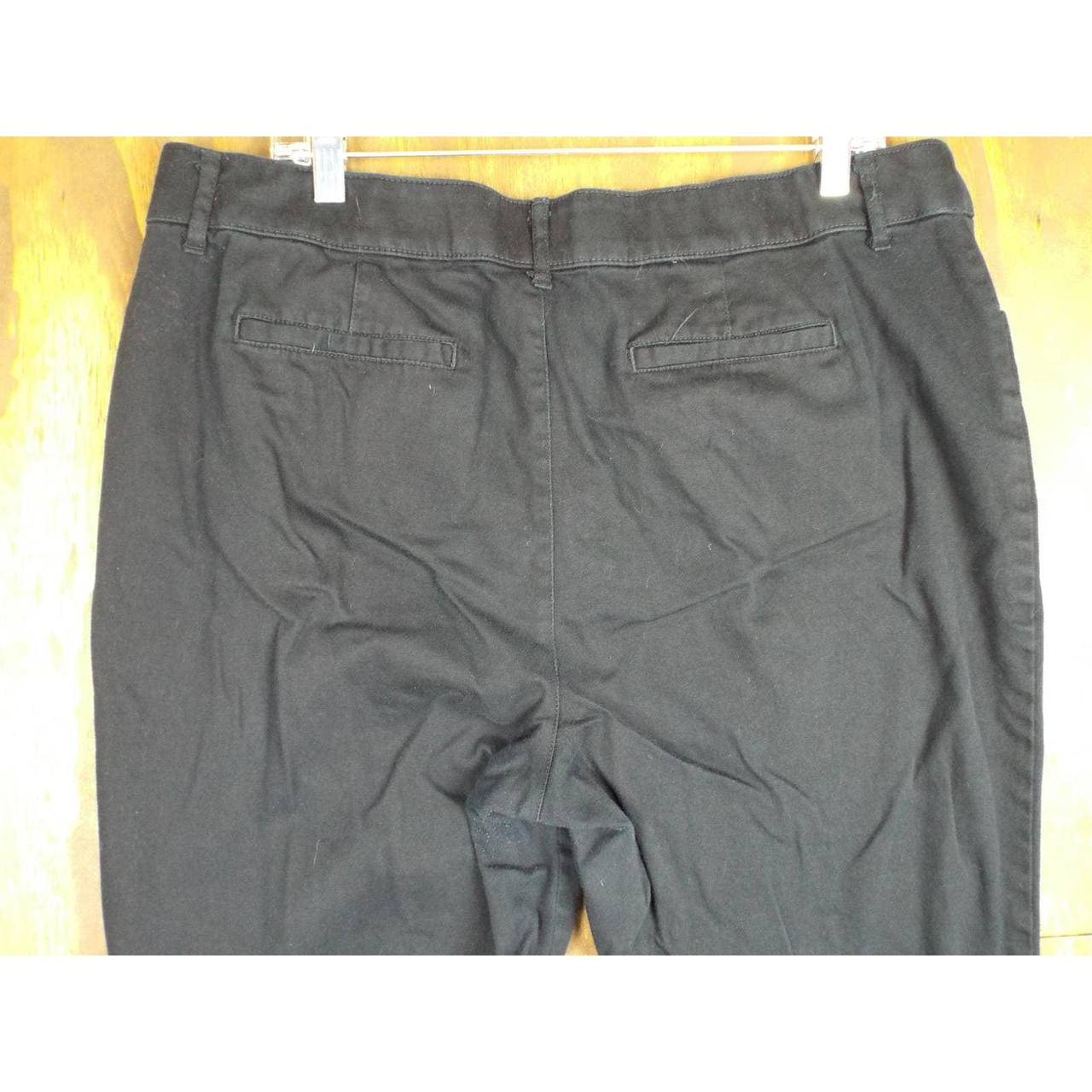 St Johns Bay Womens Pants Black Capri Straight Leg - Depop