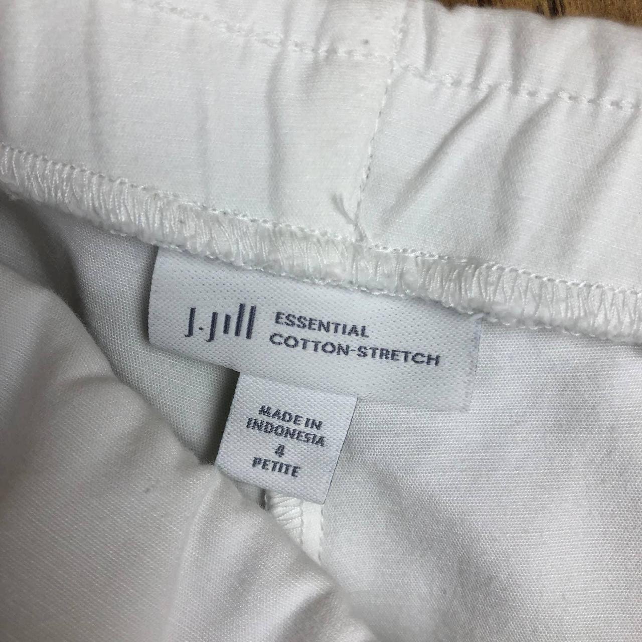 J jill Essential Cotton-Stretch Pants Size - Depop