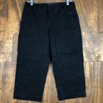 Sonoma Womens Pants Black Capris Wide Leg Stretch - Depop