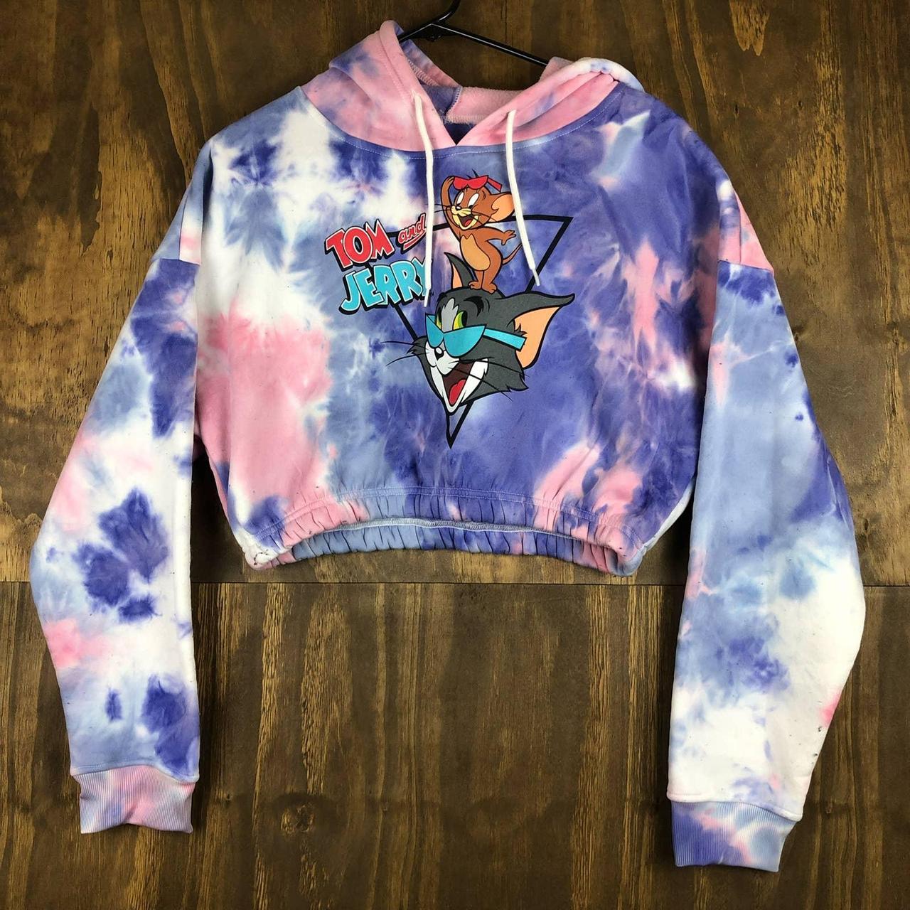 Tie dye best sale cropped jumper