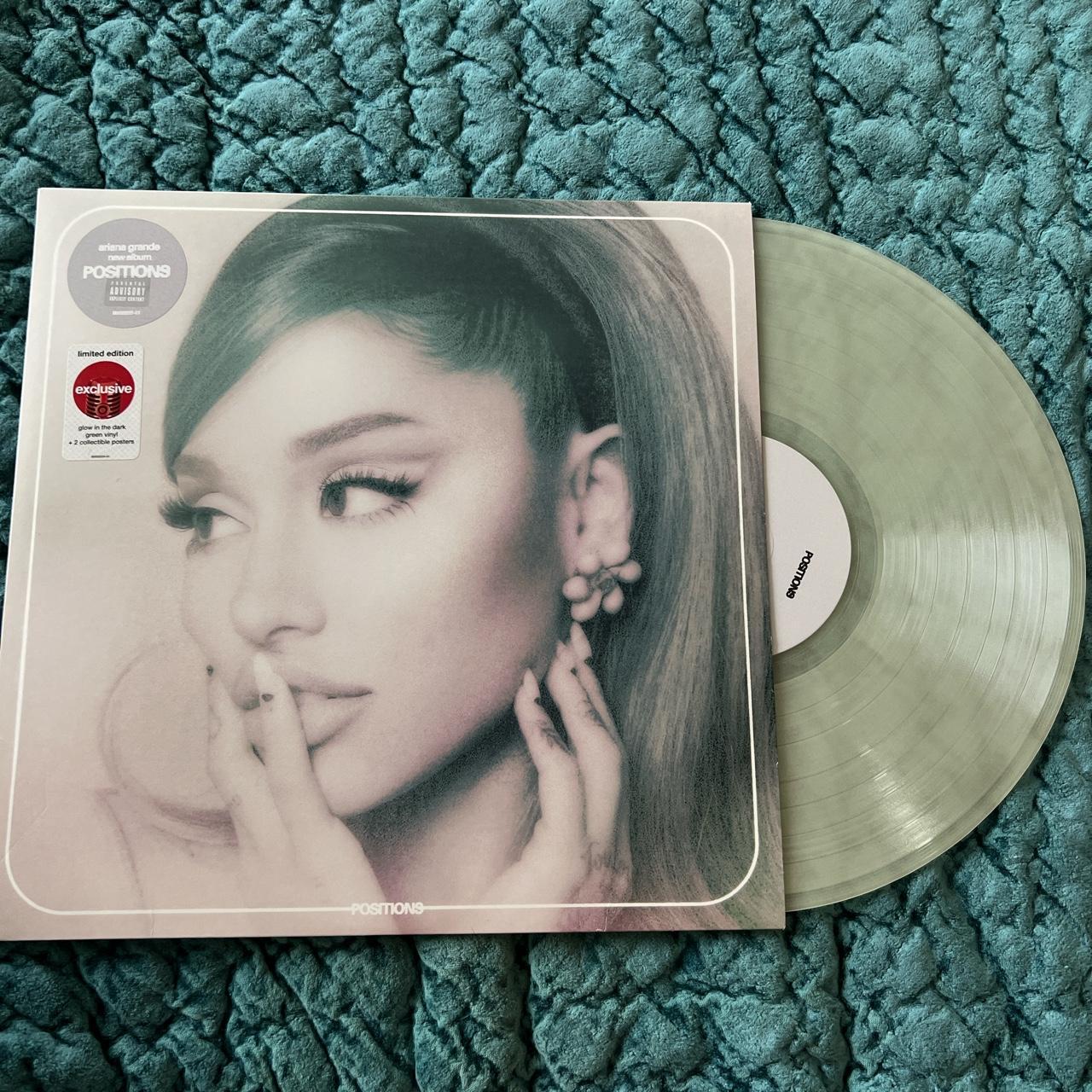 Sealed Ariana Grande Positions glow in the dark vinyl. - Depop