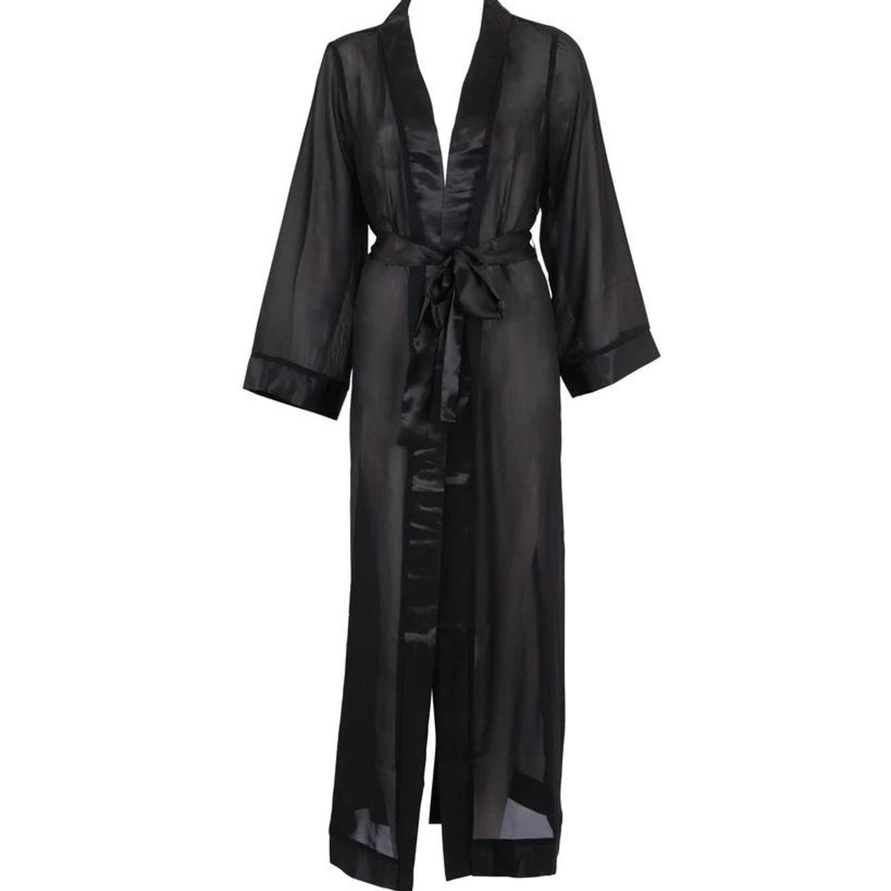 Bluebella Women's Black Robe Depop
