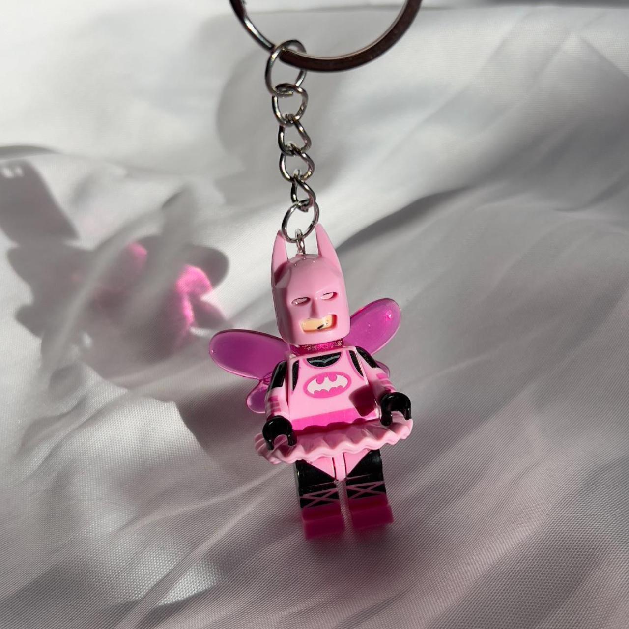 Pink Fairy Batman Lego Keychain -- dms open for... - Depop