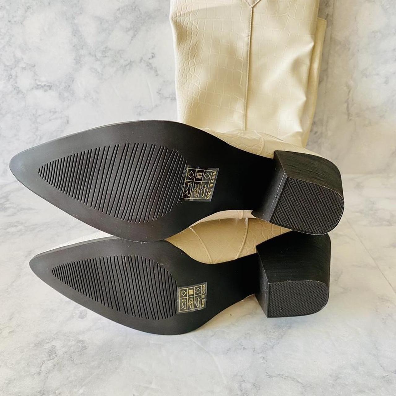 Princess Polly Riley Boots Ecru Please Read Shop... Depop