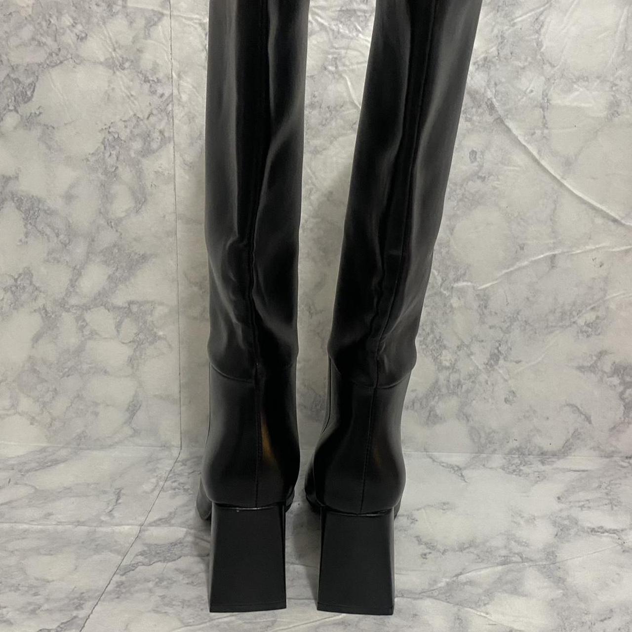 Princess Polly Vesper Knee High Boot Black Please... - Depop