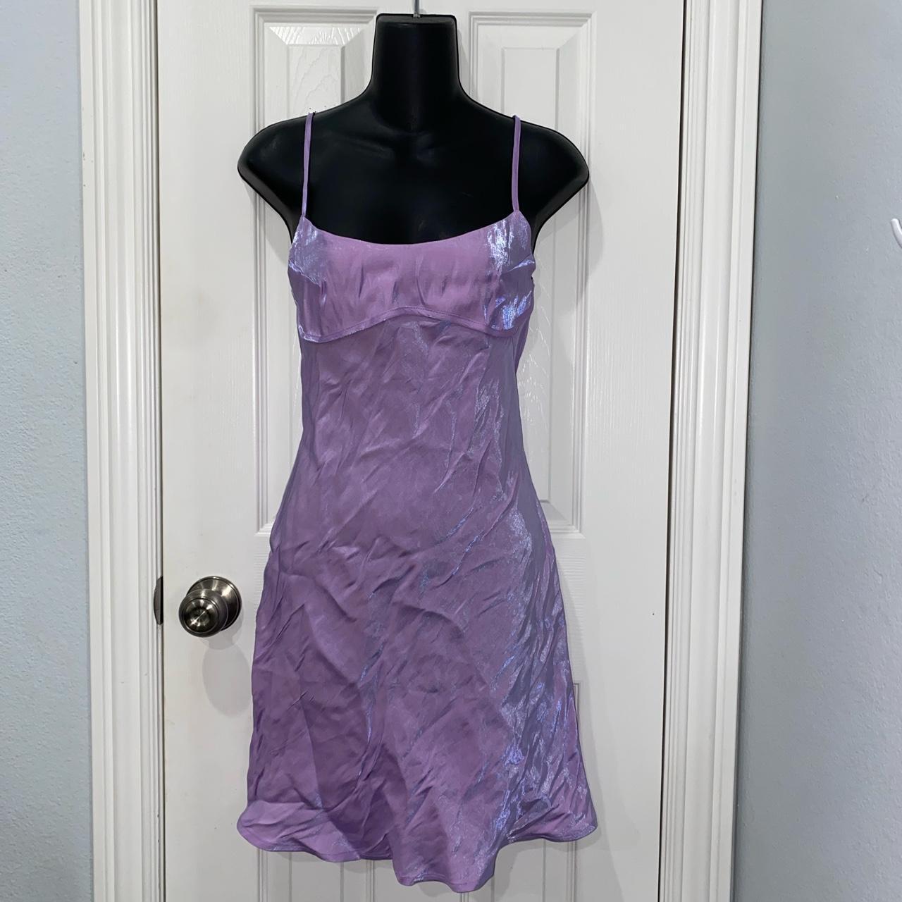 Princess Polly Violetta Mini Dress Purple... - Depop