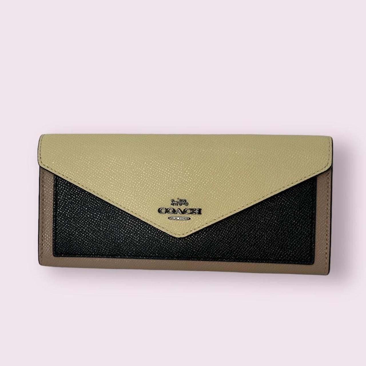 Coach Soft cheapest Wallet In Colorblock Signature Canvas