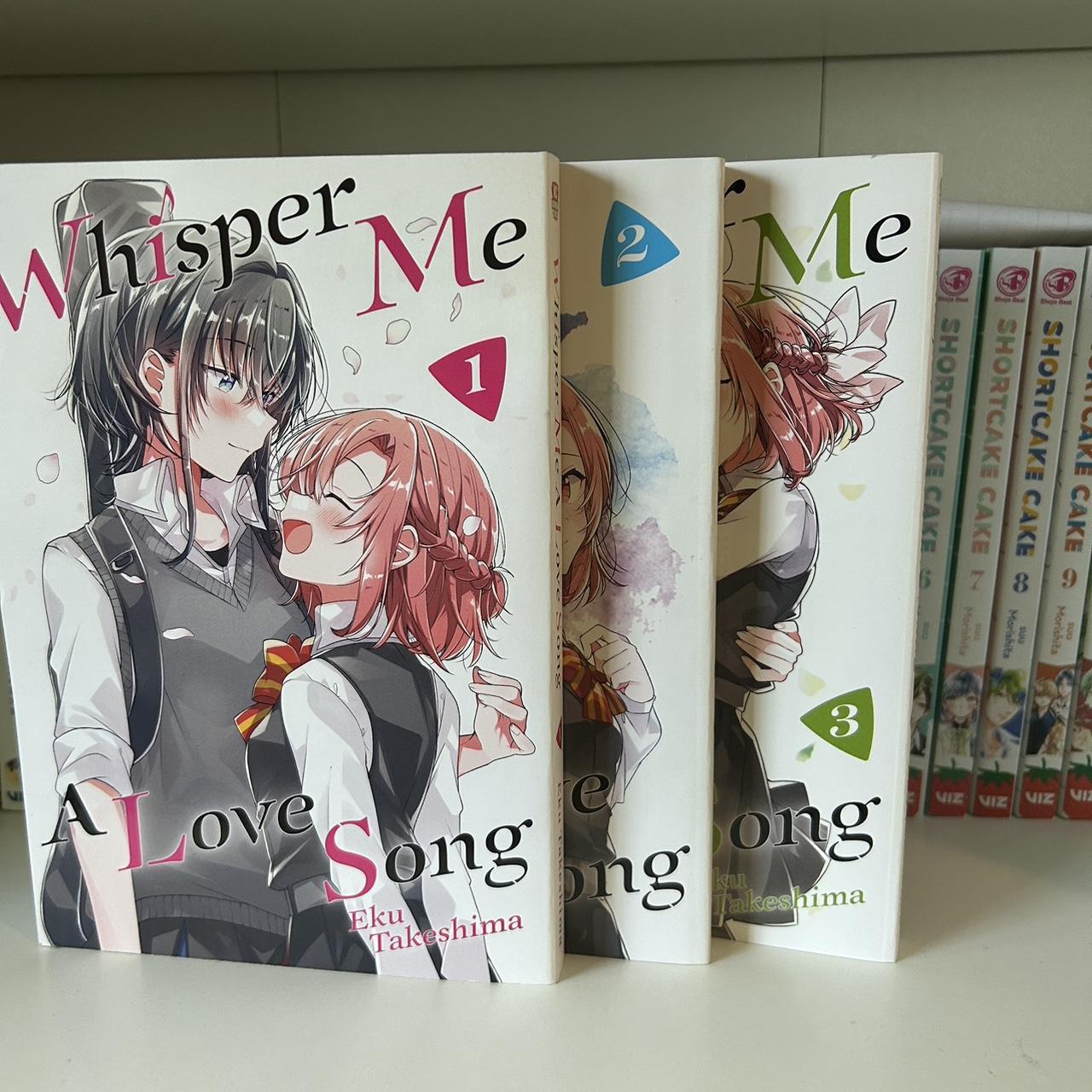 whisper me a love song volumes 1-3 no yellowing no... - Depop