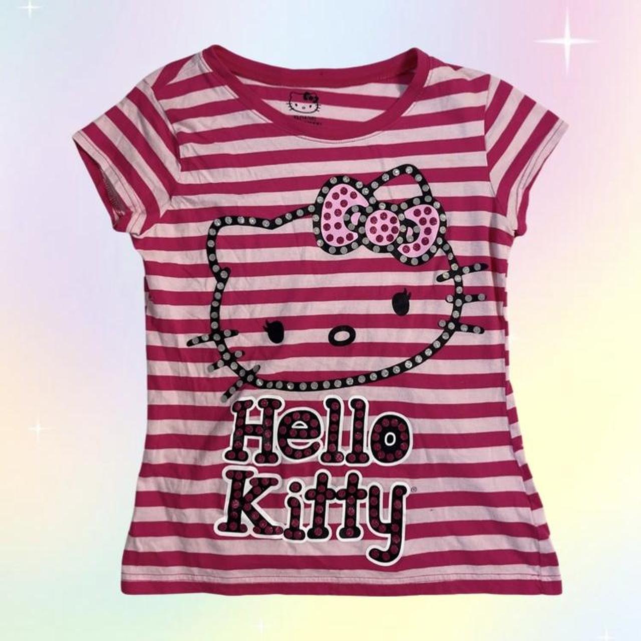 Y2k hello kitty baby tee Size small - 14” ptp No... - Depop