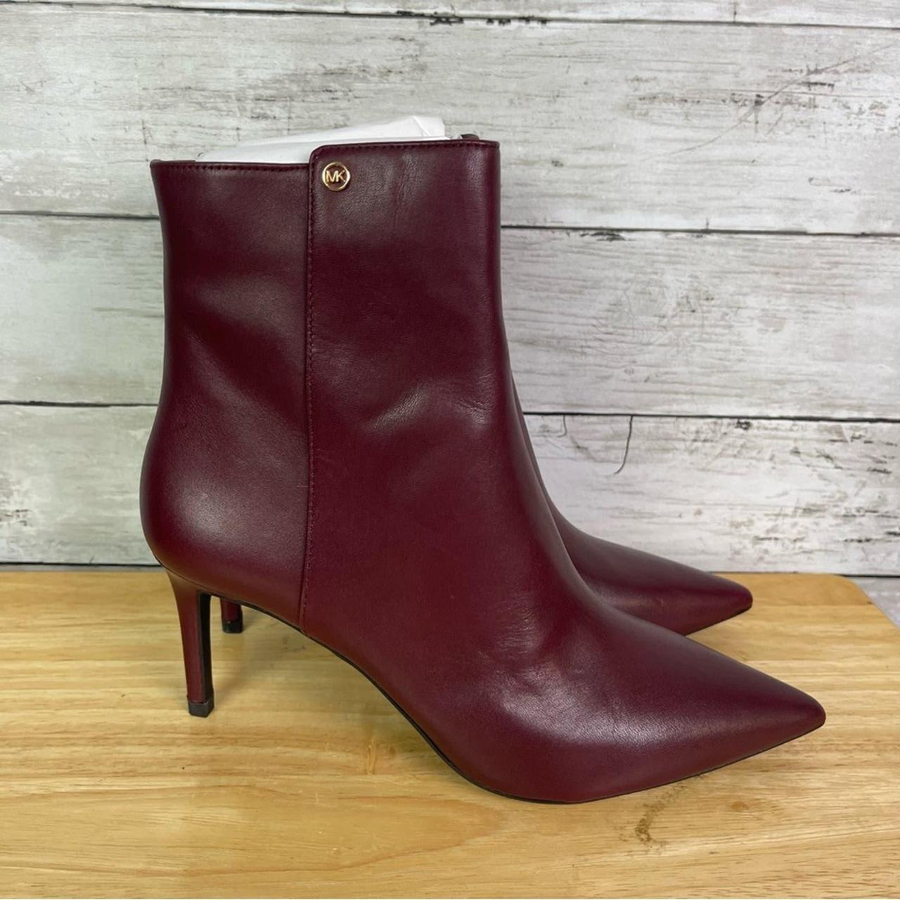 Michael kors hot sale red booties