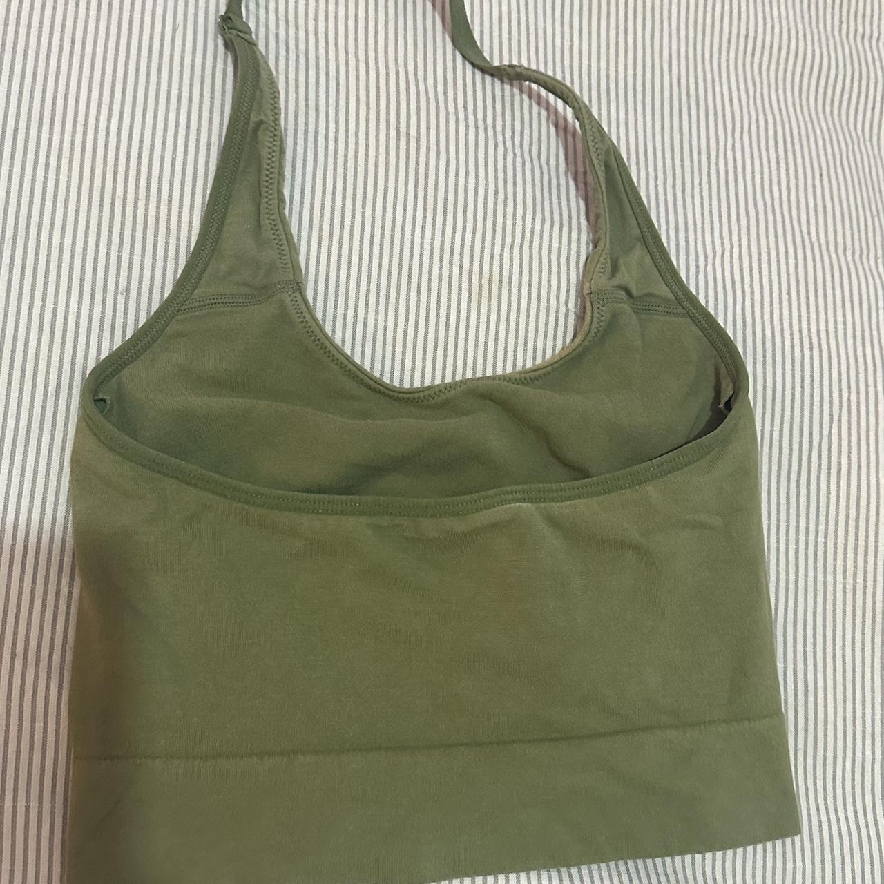 green auden loungewear sports bra. so cute and comfy - Depop