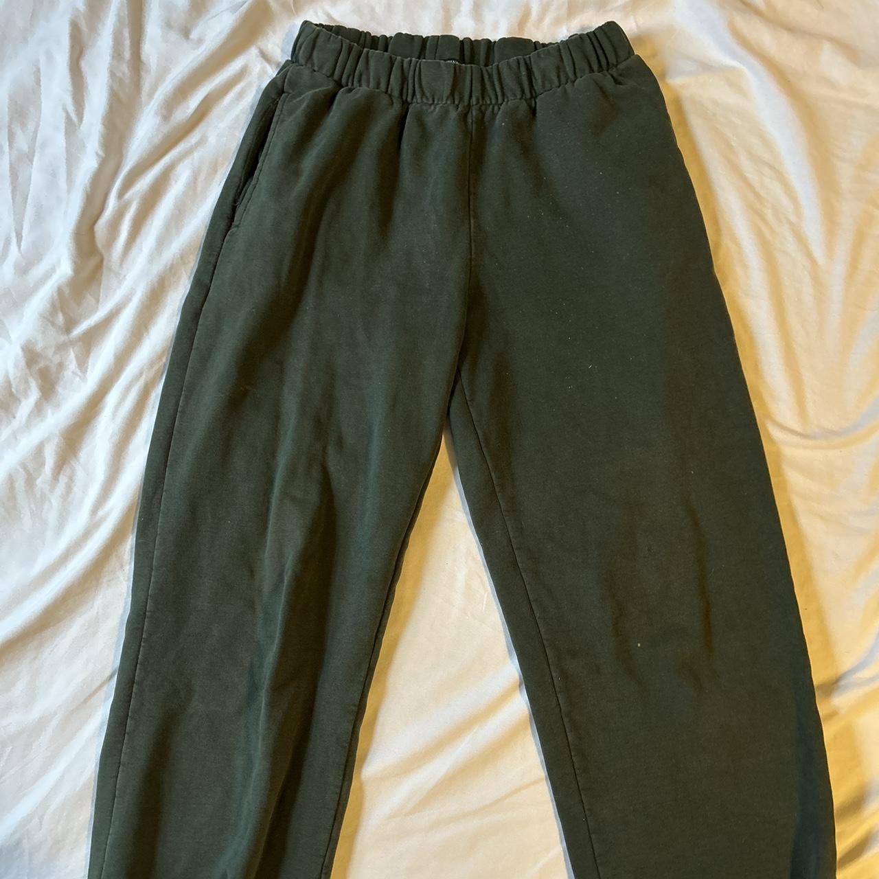 og brandy green sweats slight flaw on right pant... Depop