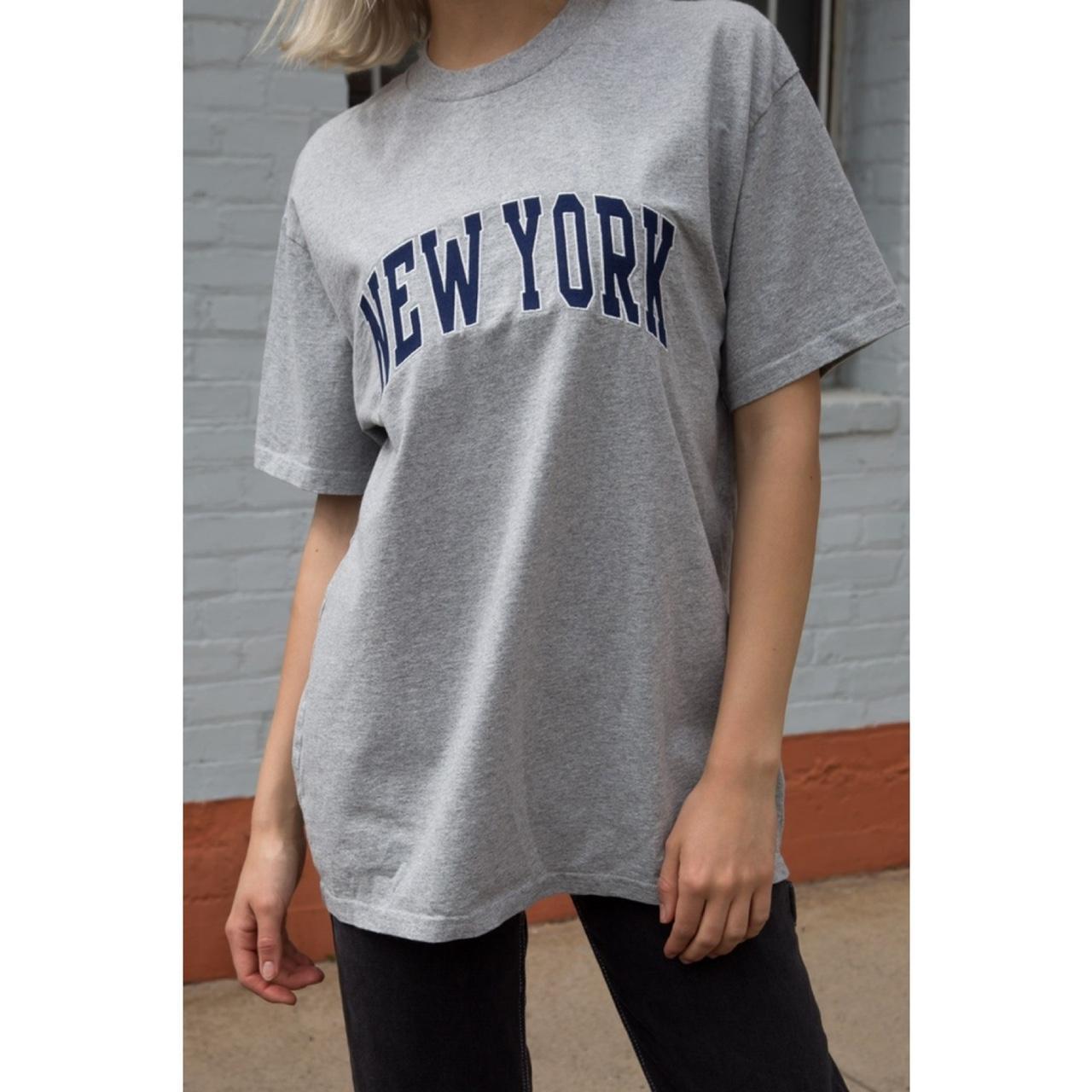 Brandy Melville Oversized New York Tee Free... - Depop