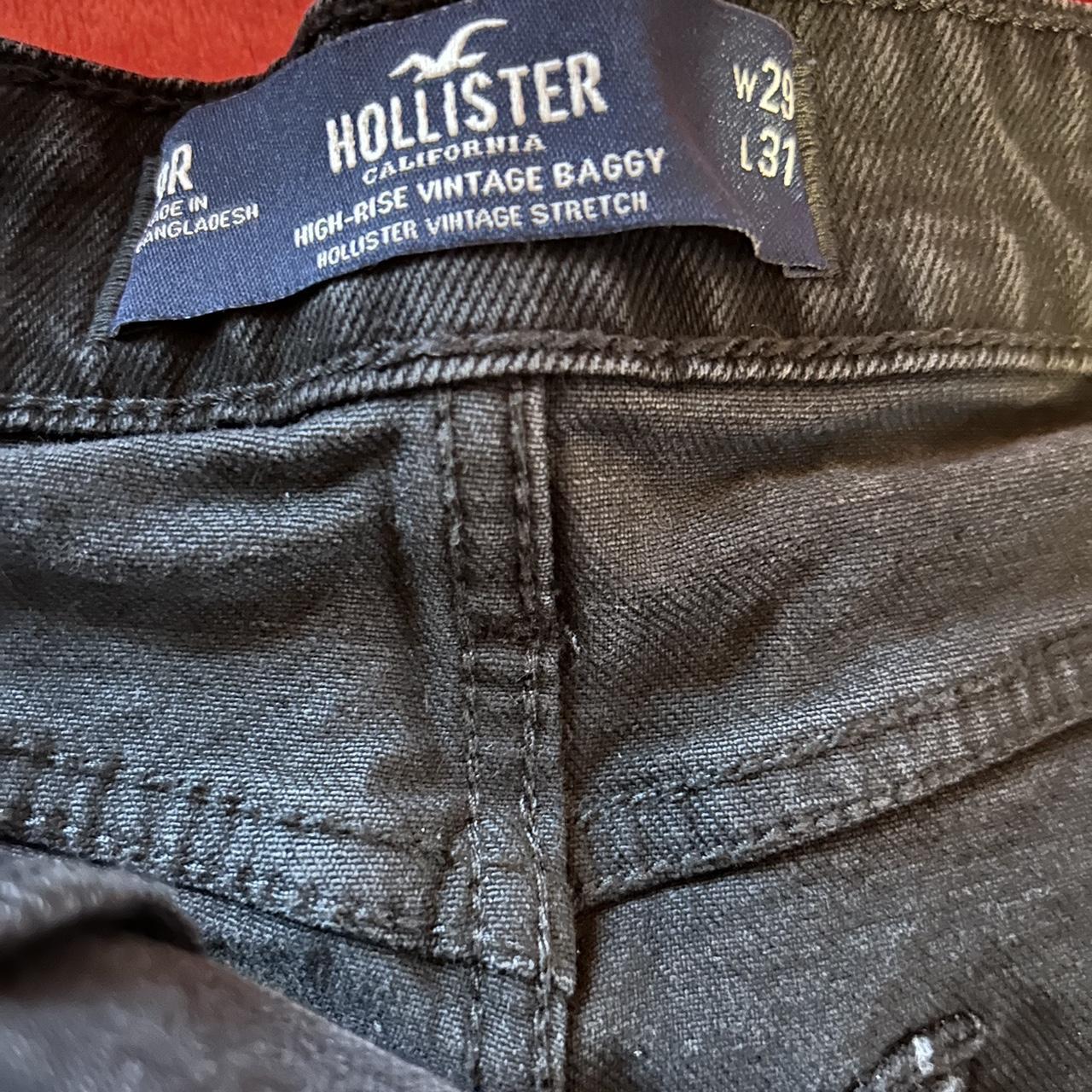 High-Rise Vintage Baggy Stretch Hollister Jeans - Depop
