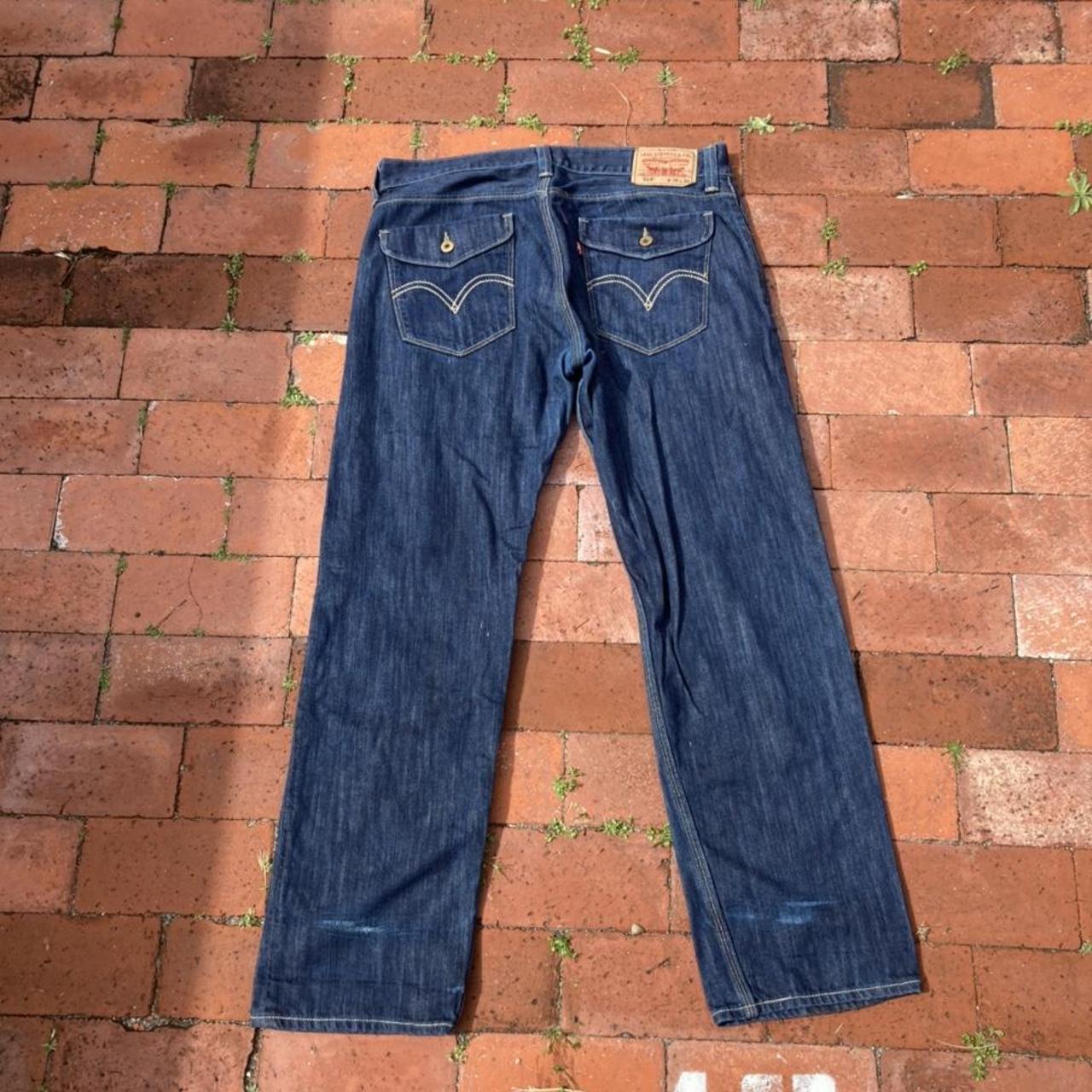 Vintage Levi flare pants, with super sick back...