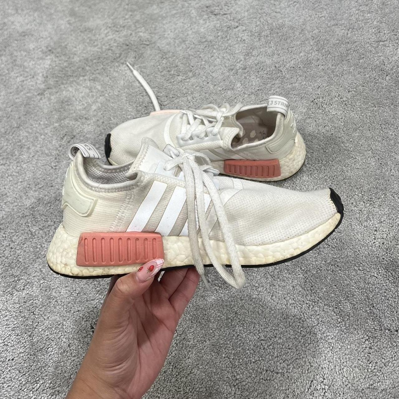 Nmd white pink best sale