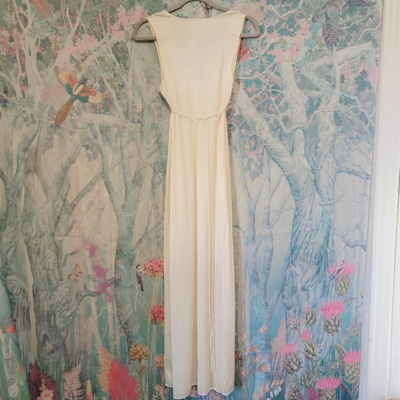 JCPenney Women's Cream and Yellow Pajamas Depop