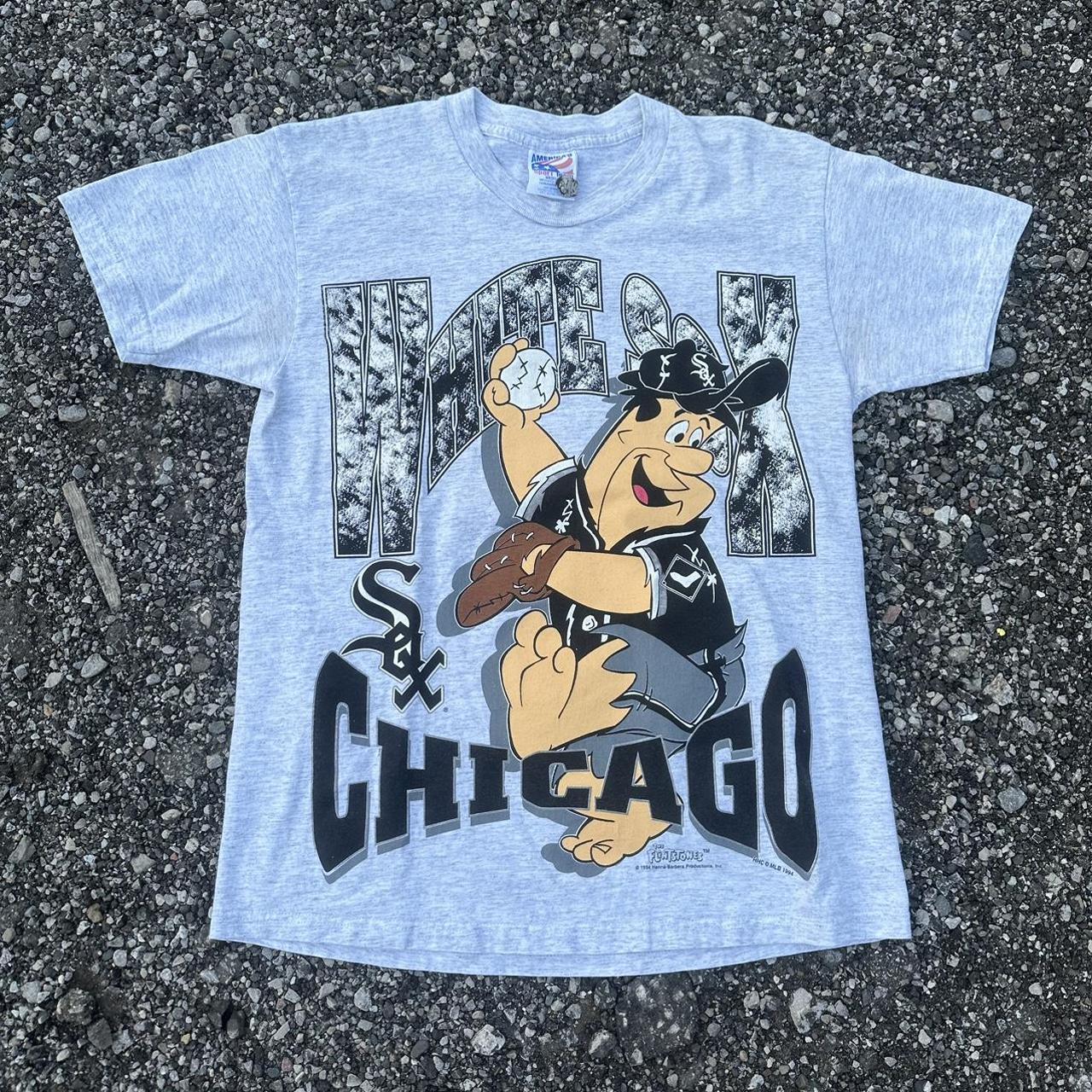 Vintage MLB Chicago White Sox Caricatures T-Shirt, - Depop